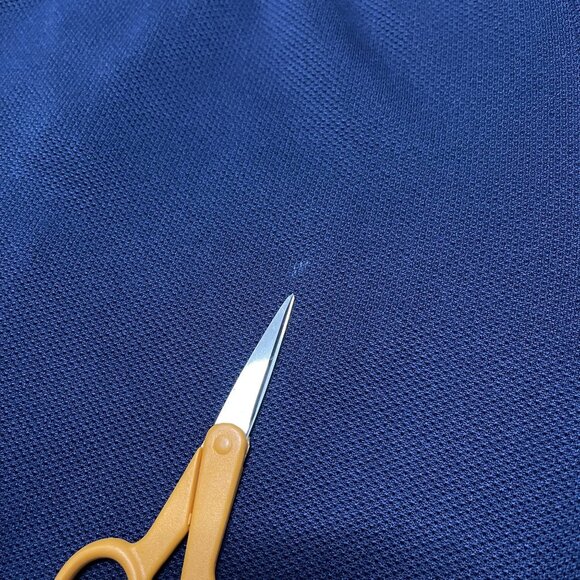 Adidas Navy Blue Athletic Shorts 03 Print Size L Mesh Polyester Mens Sportswear - Picture 3 of 7